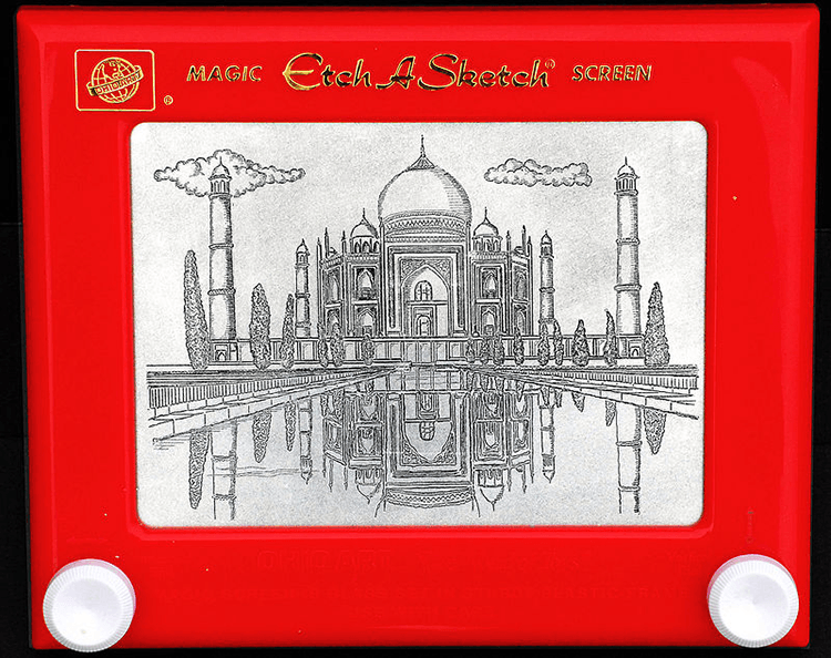 Etch a Sketch is suitable for plane travel