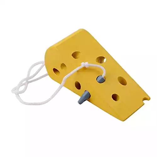 Toporchid Worms Eat Cheese Toddler Threading Wooden Toy
